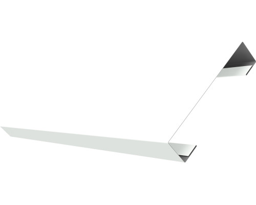Ламель лицевая 100 забора жалюзи Техас Гранд Лайн 0,45 Драп ТХ RAL 9003 сигнальный белый