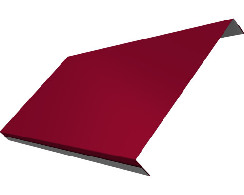 Ламель обратная 200 забора жалюзи Техас Гранд Лайн 0,45 ПЭ RAL 3003 рубиново-красный