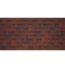 Гибкая черепица Tegola UNICA LAZIO Amarone 410, красный Амароне