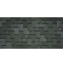 Гибкая черепица Tegola UNICA LAZIO Verde 474, зеленый