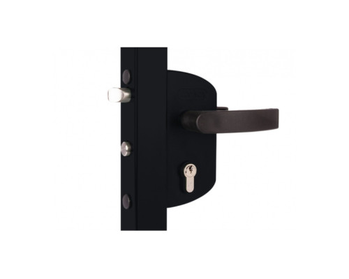 Locinox Замок LAKZ 6060 P1L корпус из полиамида с ручками из полиамида, черный RAL 9005 GL в Чехове