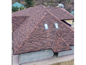 Кровля из мягкой черепицы Дёке