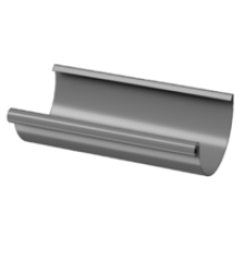 Дёке Стал Премиум Желоб полукруглый D125 3 м (Графит 7024)